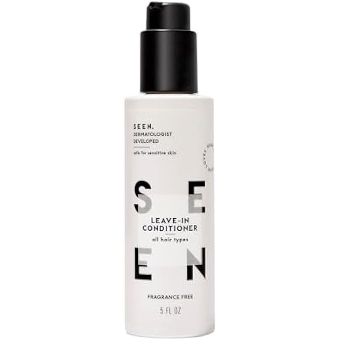 Seen LEAVE-IN CONDITIONER, FRAGRANCE FREE - LEAVE-IN HAIR CONDITIONER & HEAT PROTECTANT SPRAY- DETANGLES & HYDRATES- NO PARABENS, SULFATES OR PHTHALATE - Image 1