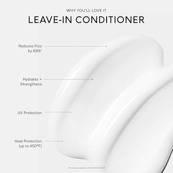 Seen LEAVE-IN CONDITIONER, FRAGRANCE FREE - LEAVE-IN HAIR CONDITIONER & HEAT PROTECTANT SPRAY- DETANGLES & HYDRATES- NO PARABENS, SULFATES OR PHTHALATE - Image 3