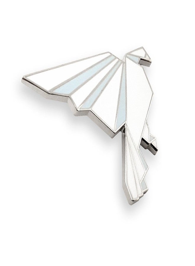 Pinsanity Origami Bird Enamel Lapel Pin - Image 2