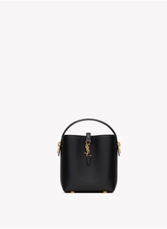 Yves Saint Laurent LE 37 Mini Top Handle u0026 Shoulder Bag – Women's Black Leather YSL Handbag  - Image 1
