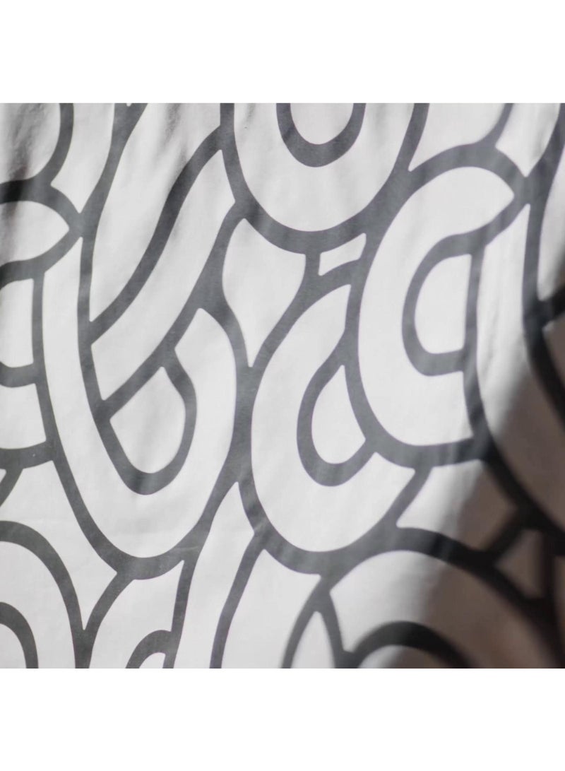 Cushion Cover Black/White 50X50 Cm - Image 2