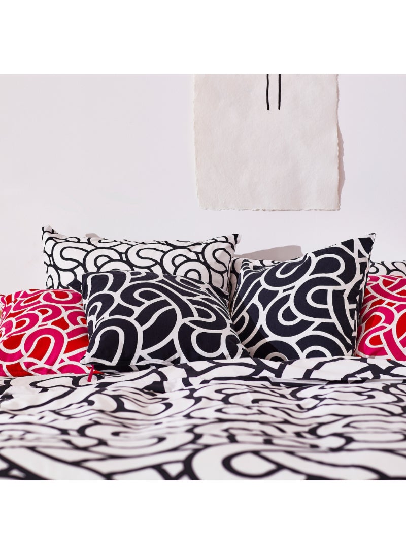 Cushion Cover Black/White 50X50 Cm - Image 3