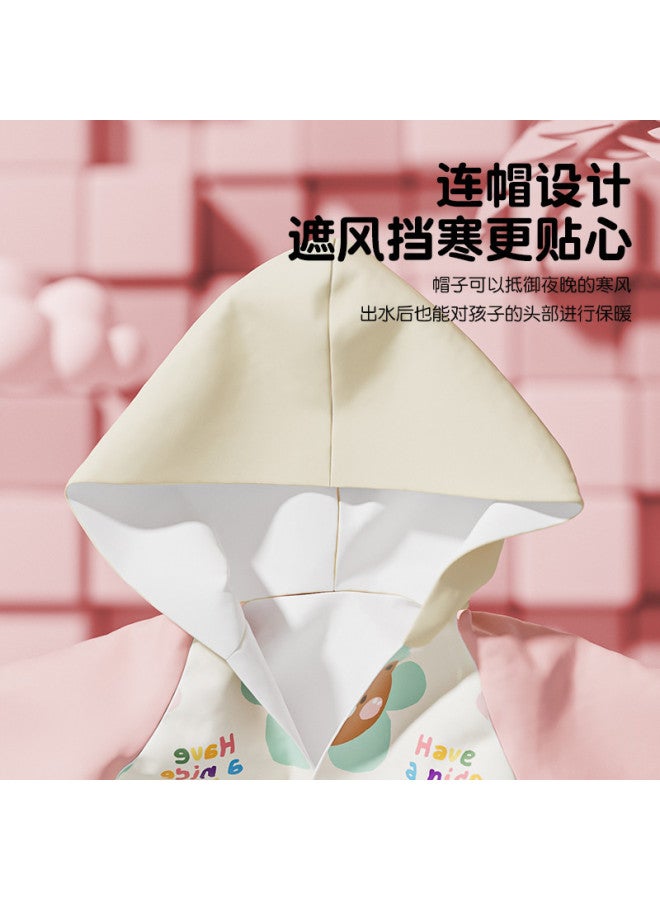 YouYou Children's Swimming Towel Cape Bathrobe For Boys And Girls, Wearable Absorbent Towel, Portable Beach Towel - Image 5