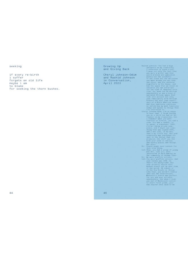 Cheryl Johnson-Odim & Rashid Johnson: Heart-Turned-Inside-Out Poems  - Image 4