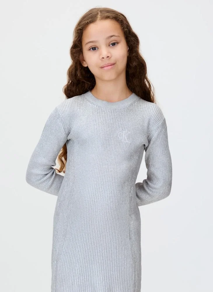 Calvin Klein Jeans  Youth Logo Mini Sweater Dress for Women | Best Price UAE