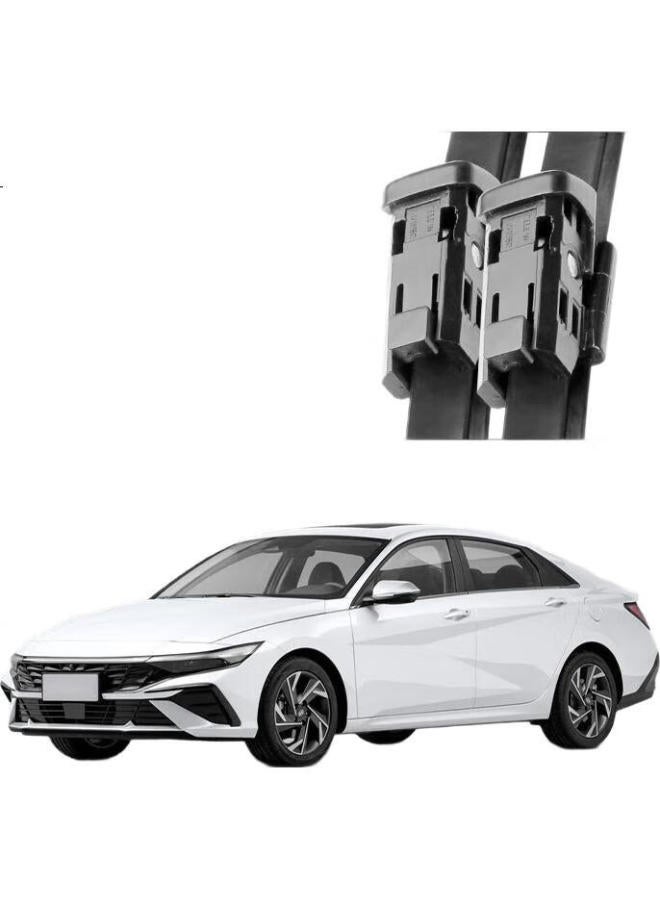 Aolin Modern Elantra [20 Models To Present] Windshield Wipers, 7Th Generation Elantra Wiper Blades, Original Wiper Rubber Strips - Image 1