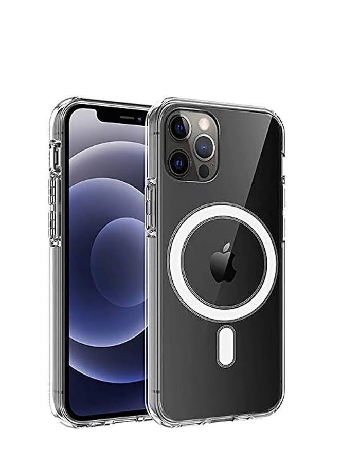 Magsafe Case for iPhone 11 Pro Max Magsafe Clear Cover Magnetic Wireless Charging Support, Shockproof Protection, Scratch-Resistant for iPhone 11 Pro Max - Clear