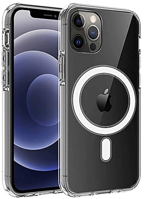 Magsafe Case for iPhone 11 Pro Max Magsafe Clear Cover Magnetic Wireless Charging Support, Shockproof Protection, Scratch-Resistant for iPhone 11 Pro Max - Clear