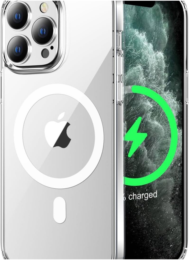 Magsafe Case for iPhone 11 Pro Max Magsafe Clear Cover Magnetic Wireless Charging Support, Shockproof Protection, Scratch-Resistant for iPhone 11 Pro Max - Clear