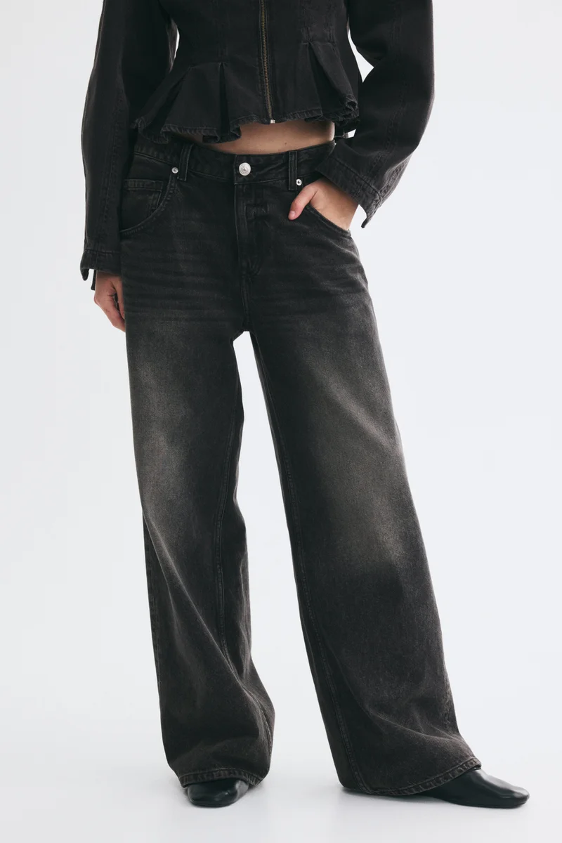 H&M  Baggy Low Waist Jeans for Women | Best Price UAE