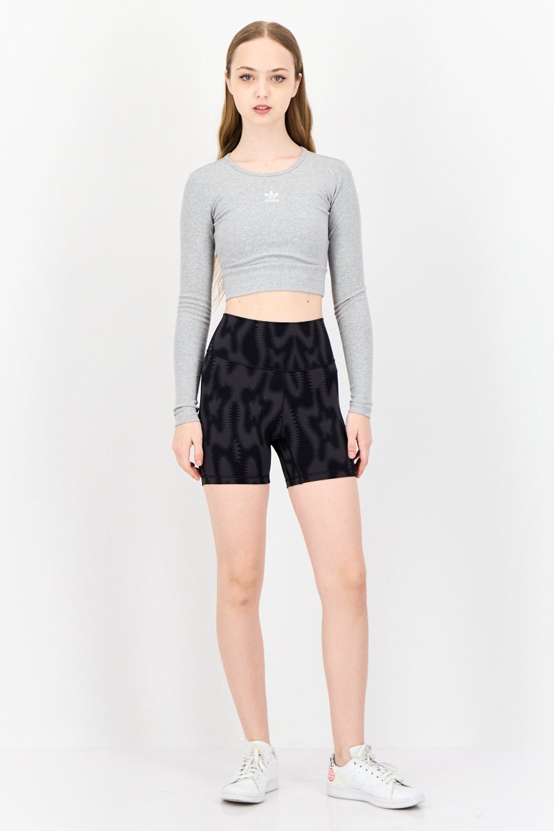 Adidas Women Sportswear Fit Training Shorts, Black  - Image 2