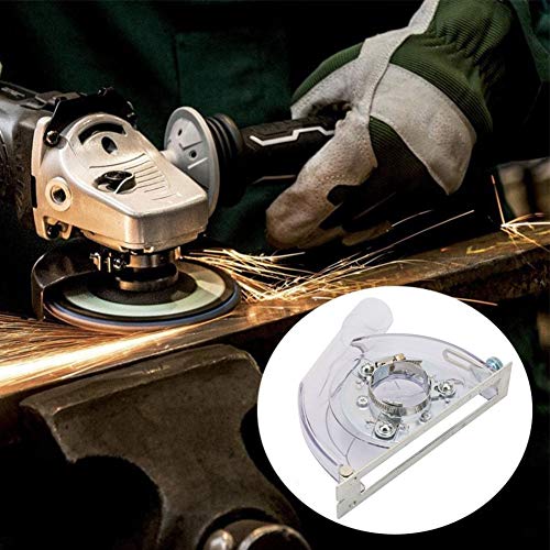 Sorandy Cutting Dust Cover, Grinding Shroud Dust Collection Attachment for 100 125 150mm Angle Grinder 4 to 5in and 115 125mm Saw Disc, for Dry Hanging Marble, Floor, Concrete Cutting - Image 4