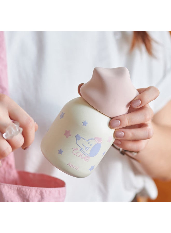 April Star Insulated Small 316 Stainless Steel Cute Water Bottle Birthday Gift For Girls New Year Gift - Image 1