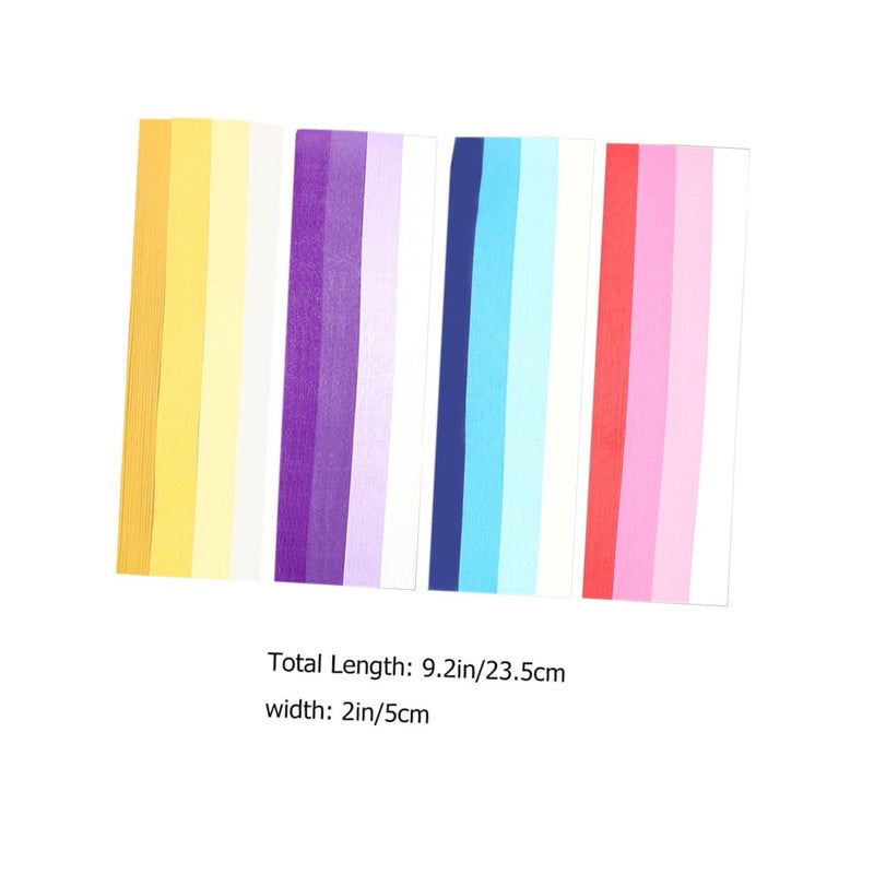 Gradient Color Origami Star Paper Strips DIY 2160 Pcs Craft For Birthday Festival Decoration - Image 3