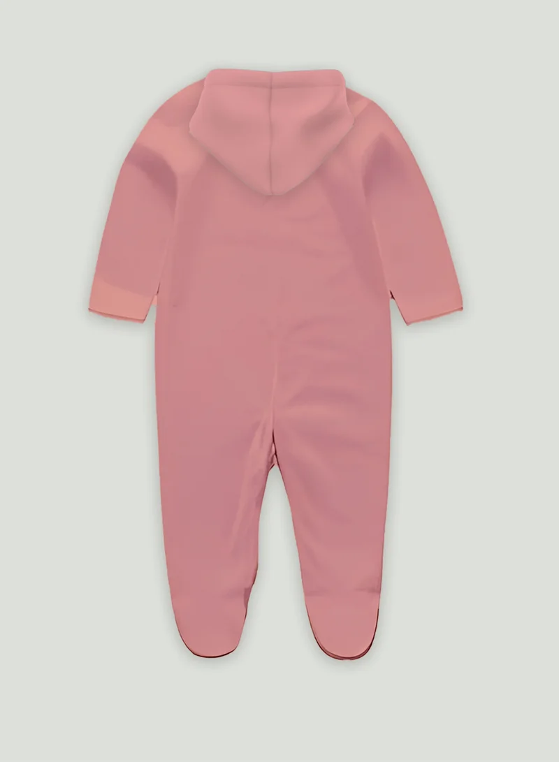 Luay Peach LUAY Unisex 100% Bamboo Fabric Hoodie Romper – Ultra-Soft, Breathable & Gentle on Baby Skin for Men | Best Price UAE