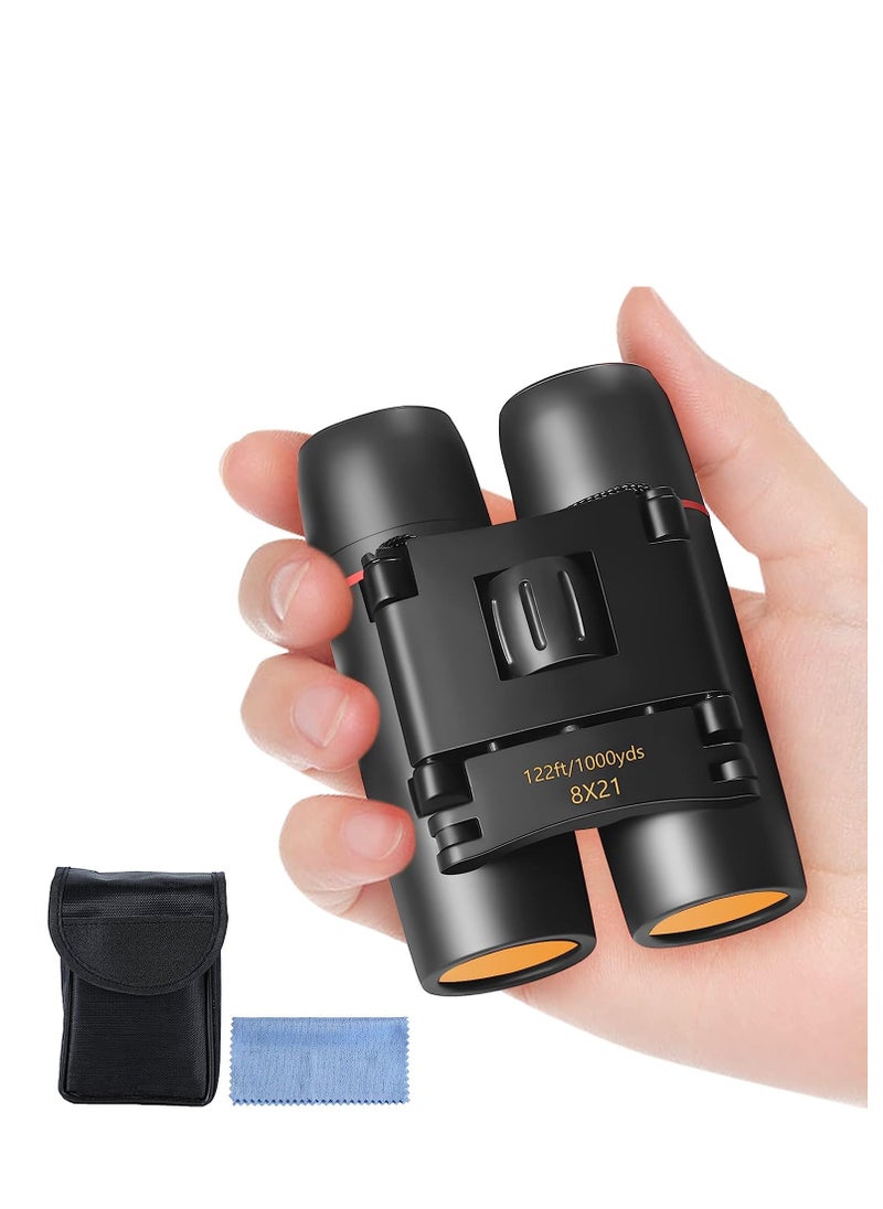 Generic Compact Binoculars, Lightweight Foldable Small Binoculars for Adults, Portable Waterproof Mini Binocular for Kids Bird Watching, Traveling, Theater, Opera, Concert, Hiking, Sightseeing  - Image 1