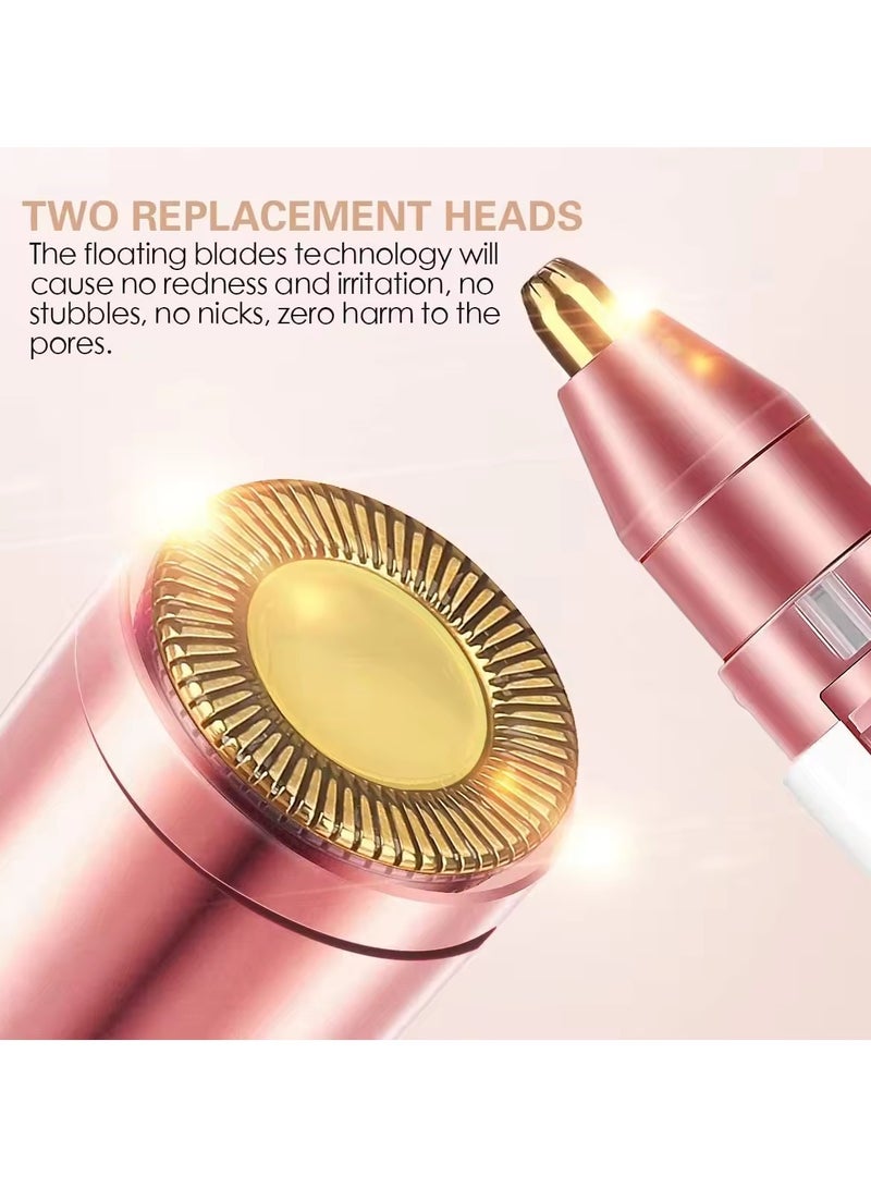 ماكينة تشذيب حواجب كهربائية لإزالة شعر الوجه قابلة لإعادة الشحن - Image 3