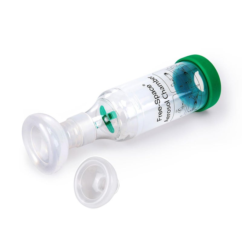 free-space Cat Inhaler Spacer,Specifically Designed for Cats,with Round Shape Silicone Mask,Feline Aerosol Chamber with Breathing Indicator â€“ Include 2 Mask for Best Fit (for cat) - Image 1