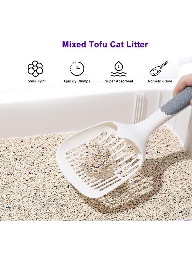 JCB CHIC Tofu Cat Litter, 12L Degradable Cat Litter Sand Flushable Clumping Cat Litter Pellets, Scented Ultra Absorbent Bentonite Kitty Litter Deodorizer Kittens Litter Odor-Free Natural(Green Tea 2pcs) - Image 2
