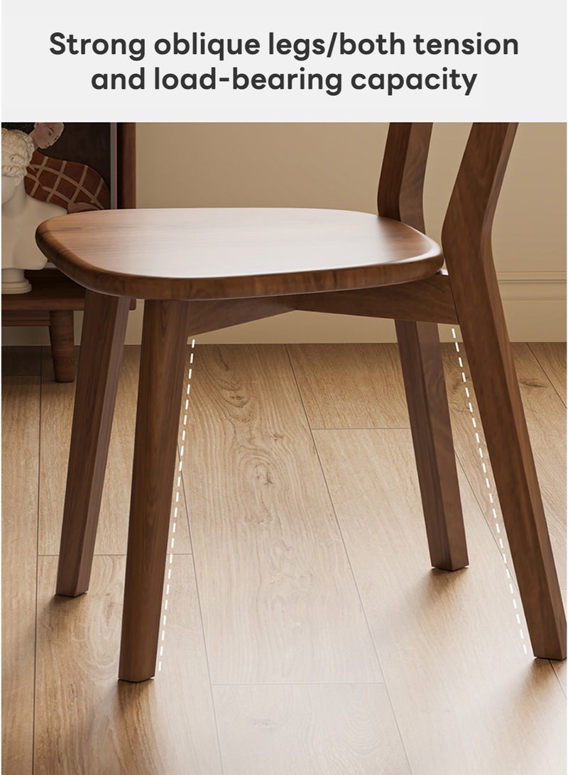 Sharpdo 2PCS Solid Swood Dining Chair, Home Dining Chairs - Image 4