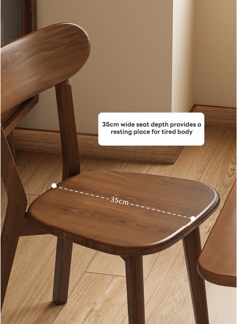 Sharpdo 2PCS Solid Swood Dining Chair, Home Dining Chairs - Image 3