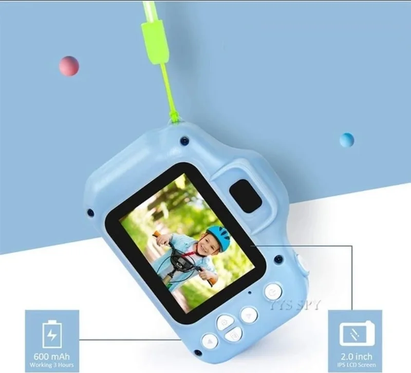 Cadde Outlet Digital Camera Kids Mini 1080P HD Camera Selfie Child Photo