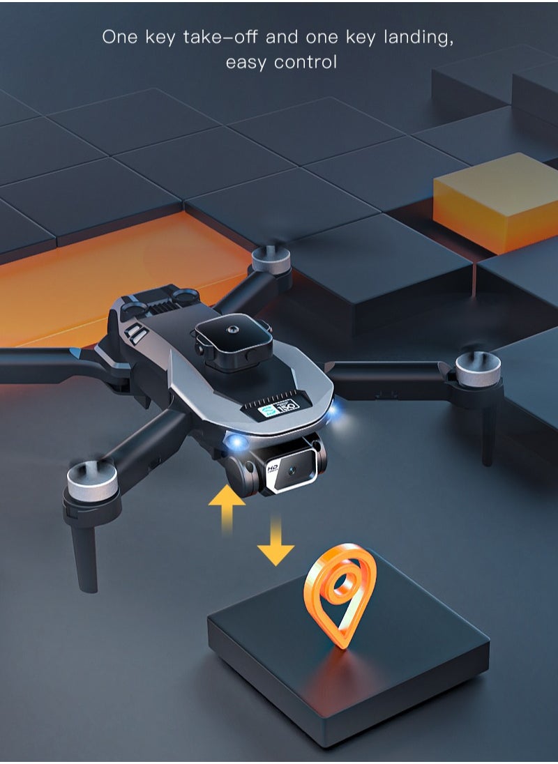 AROAQ - S150 Drone, Obstacle Avoidance RC Drone With Dual HD Camera, Beginner Friendly Folding Drone With 90 Degree Adjustable Camera, Durable Quadcopter With Speed Adjustment, (Black, 2 Batteries) - Image 1