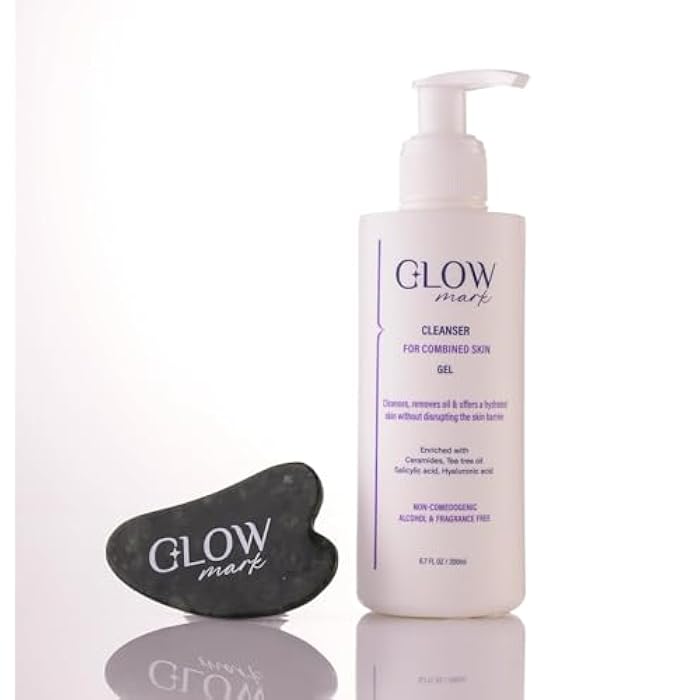 glowmark Cleanser For Dry Skin 200 ml With Guasha Gift - Image 2