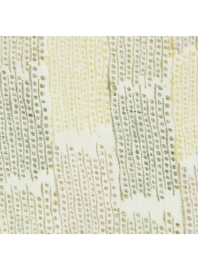 Fabindia Fabindia Ihania Linen Printed Curtain 1.1m x 2.1m - 7feet Curtains - Image 5
