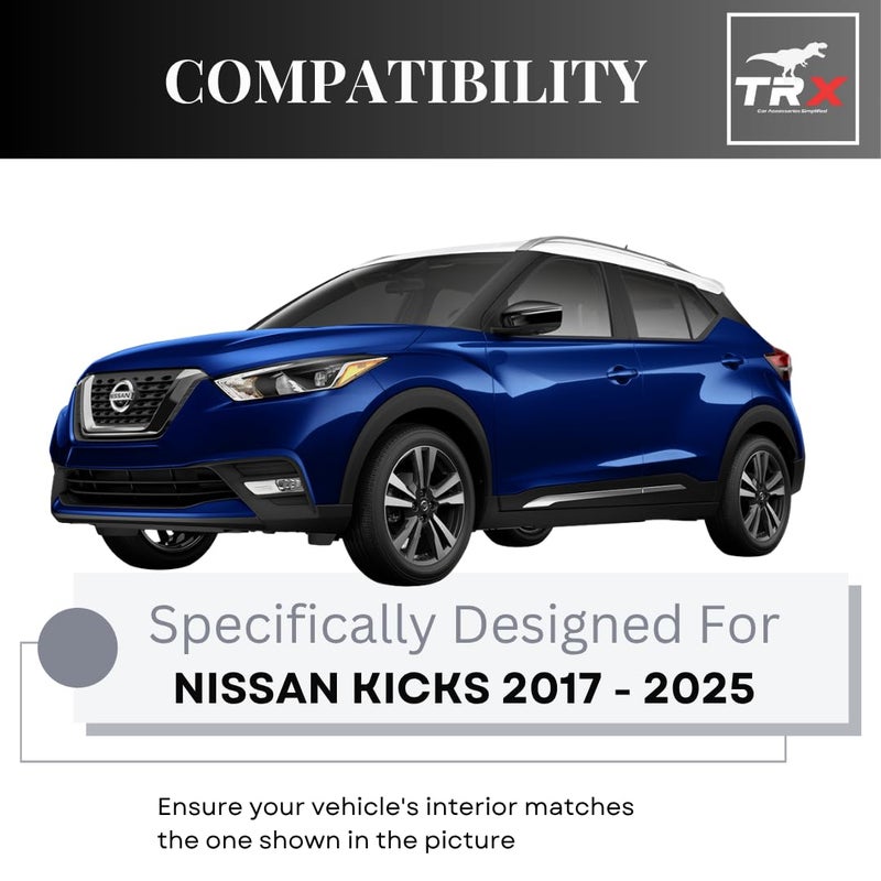  تي ار اكس اوتو مسند ذراع TRX AUTO لسيارة نيسان كيكس (2017-2025) | تصميم مسند ذراع منزلق قابل للتعديل | وحدة تحكم متعددة الطبقات مع مساحات تخزين وحامل أكواب | ملحقات داخلية لسيارة نيسان كيكس - Image 3