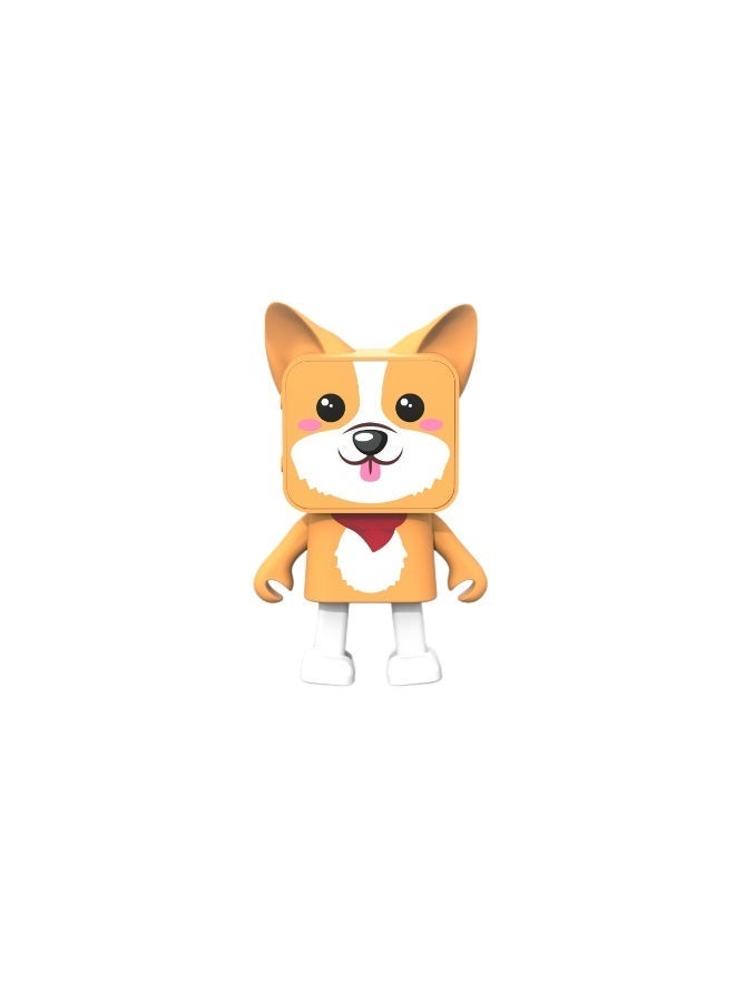 موب مكبر صوت بلوتوث على شكل كلب كورجي راقص – 3 واط محمول لاسلكي - Image 1