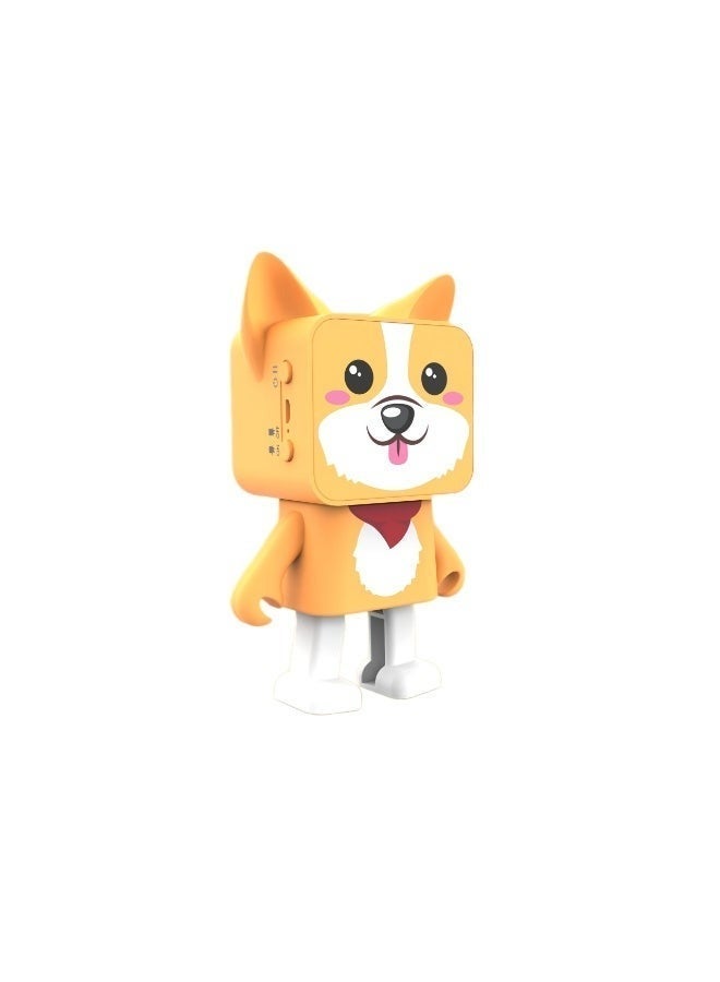 موب مكبر صوت بلوتوث على شكل كلب كورجي راقص – 3 واط محمول لاسلكي - Image 3