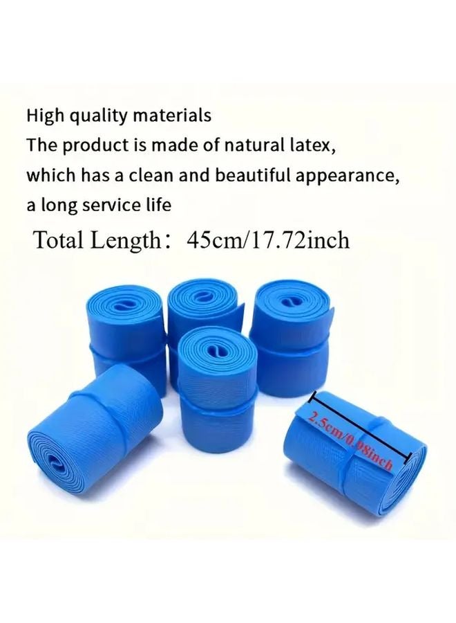 مشابك مرنة قابلة لل التخلص موصلات سريعة وسهلة لأصفاد النبض للرياضات في الهواء الطلق والسفر باللون الأزرق - Image 2