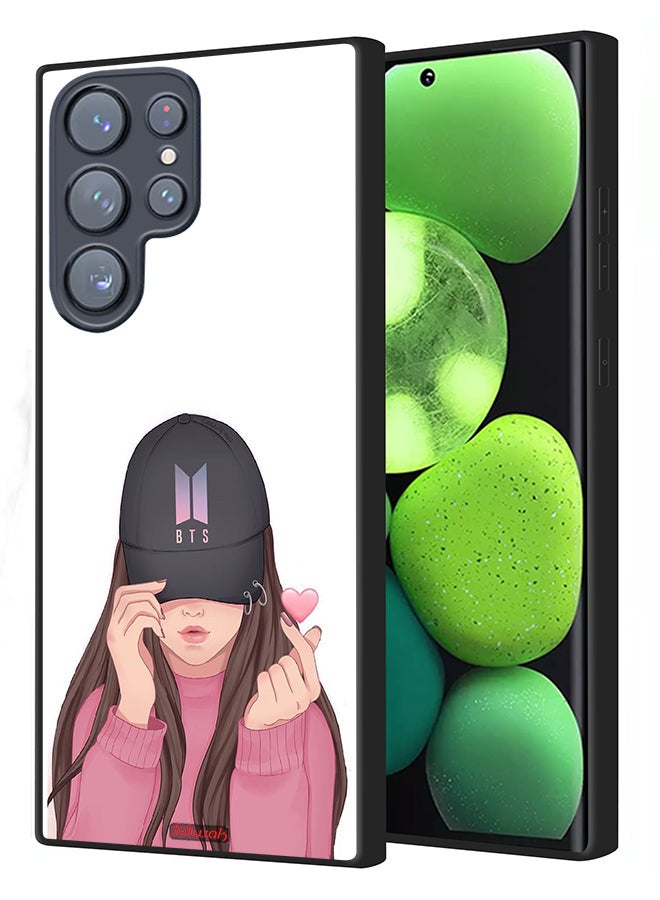 Tolwak Samsung Galaxy S23 Ultra 5G Protective Case Cover Girl Making Snap - Image 1