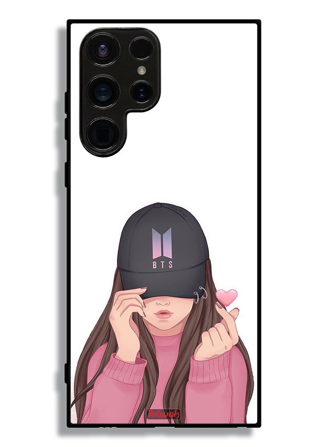 Tolwak Samsung Galaxy S23 Ultra 5G Protective Case Cover Girl Making Snap - Image 3