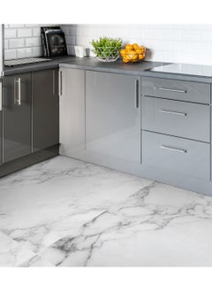Decorative vinyl floor tiles
