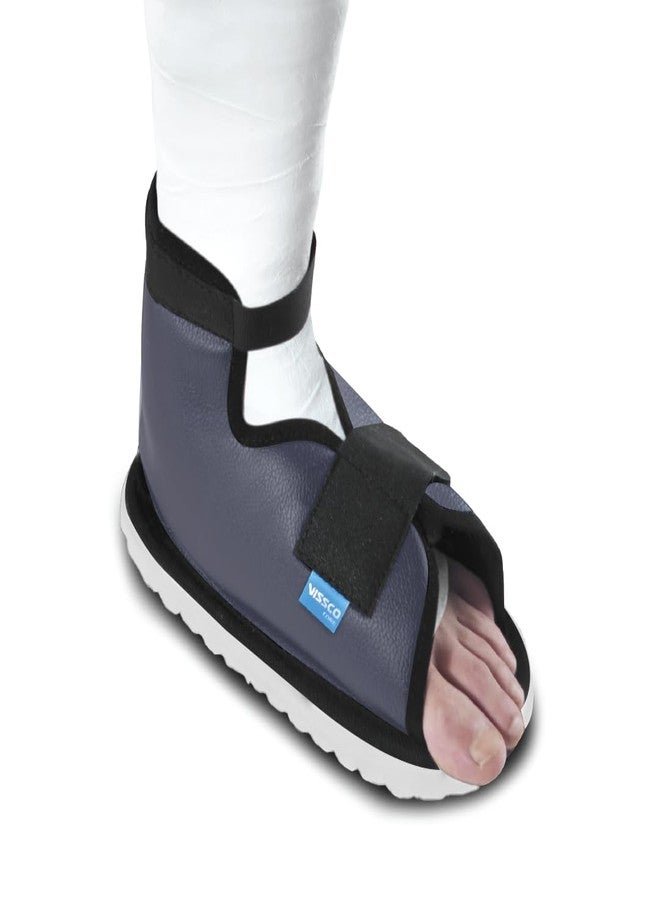 Vissco Cast Shoe, Provides Stability & Protection while the Leg is in Plaster - XL(Grey) - Image 1