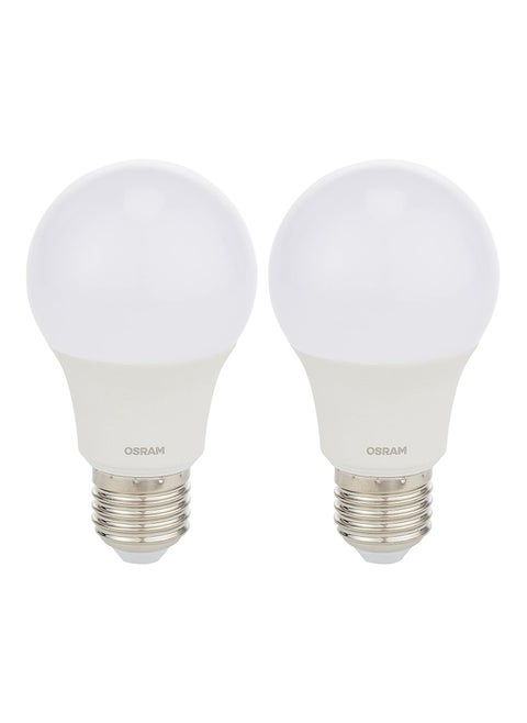 sram LED Value Classic A E27 Bulbs – 10W (75W Equivalent), Warm White 3000K, 700 Lumens – Energy-Saving Frosted Screw Base Light Bulbs – Long Life LED Lamps – Pack of 2 – Eco-Friendly & Efficient