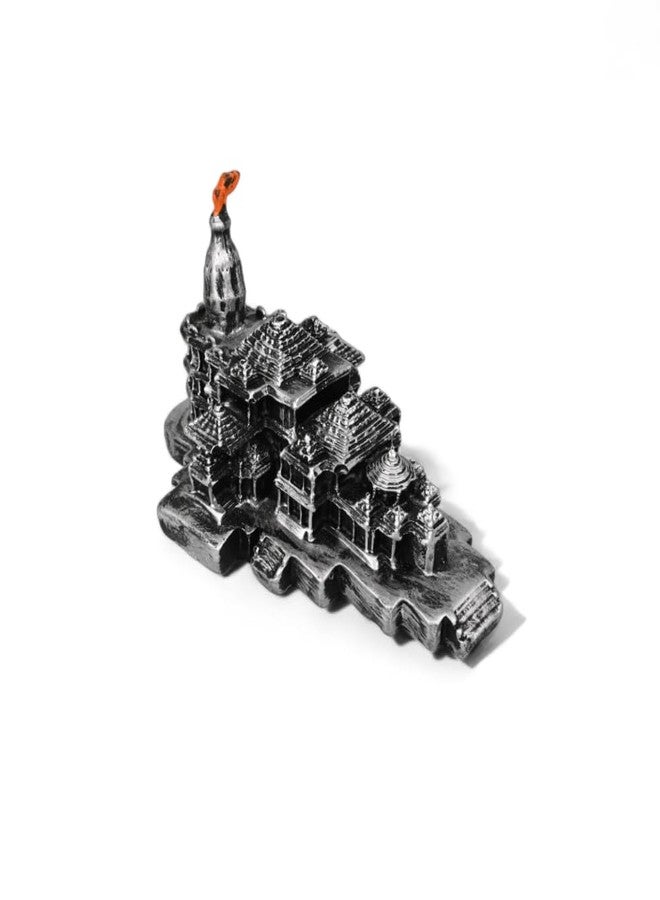 DecorDazz Ram Mandir Ayodhya Model Authentic Design - Perfect for Home Temple (Silver Color) - Image 2