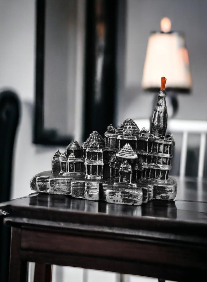 DecorDazz Ram Mandir Ayodhya Model Authentic Design - Perfect for Home Temple (Silver Color) - Image 5