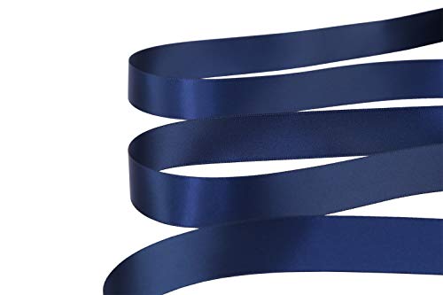 Ribbonitlux 1" Wide Double Face Satin Ribbon 25 Yards (370-Navy ）, Set for Gift Wrapping, Party Decor, Sewing Applications, Wedding and Craft - Image 3