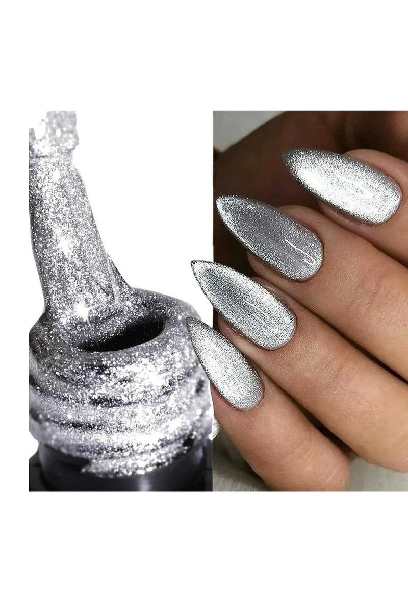 غلام توب كوت جل كات أي باللون الفضي. 8 مل