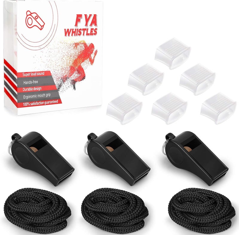 FYA Whistle with Lanyard and Mouth Grip, Super Loud Sports Whistles, Perfect for Coaches, Referees, Emergency, Lifeguard, Survival, Outdoor - Image 5