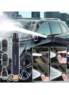BIGTHREE Garden Hose Nozzles, Car Washing Metal High-Pressure Water Nozzles, 3 Adjustable Spray Patterns Metal Nozzle Garden Hose Sprinkler, for Car&Pet Washing, Garden Watering  - Image 5