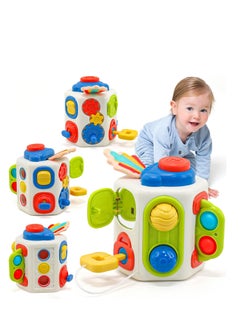 Generic Montessori Busy Cube for Toddlers 1-3, Sensory Travel Toys for Ages 12-18 Months, Ideal First Birthday Gift for Boys and Girls, Engaging and Educational Baby Toys.  - Image 1