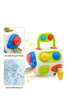 Generic Montessori Busy Cube for Toddlers 1-3, Sensory Travel Toys for Ages 12-18 Months, Ideal First Birthday Gift for Boys and Girls, Engaging and Educational Baby Toys.  - Image 5