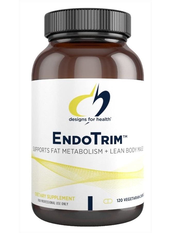 designs for health - Designs for Health EndoTrim - Green Tea Extract, Garcinia Cambogia, Coleus Forskohlii + L-Carnitine Supplement for Men + Women - Vegan (120 Capsules) - Image 1