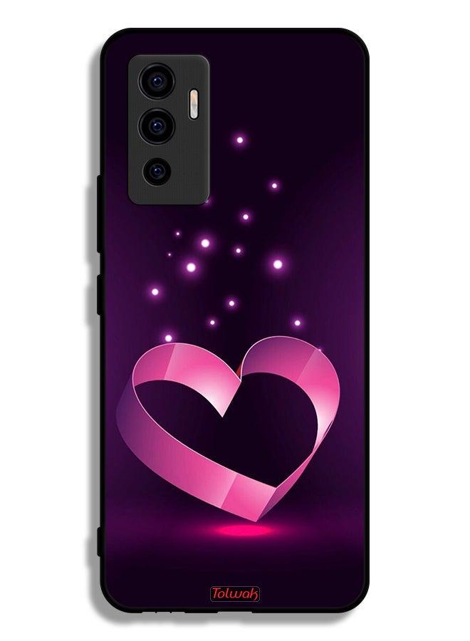 Tolwak Vivo V23e Protective Case Cover Heart Art - Image 2