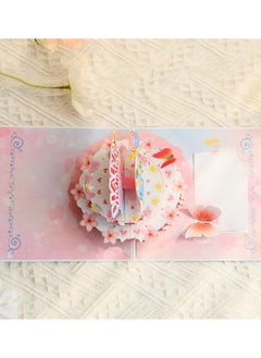 LKTOCAFT Fancy Elegant Design 3D Pop-Up Card, Greeting Card for Birthday, Sturdy and Solid Cardstock Gift Card with Envelope and Thank You Card  - Image 4