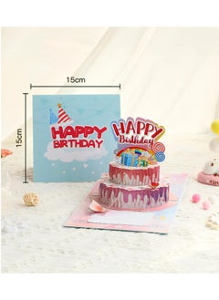 LKTOCAFT Fancy Elegant Design 3D Pop-Up Card, Greeting Card for Birthday, Sturdy and Solid Cardstock Gift Card with Envelope and Thank You Card  - Image 5